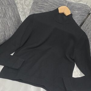 Banana Republic Classic Black Turtleneck Sweater